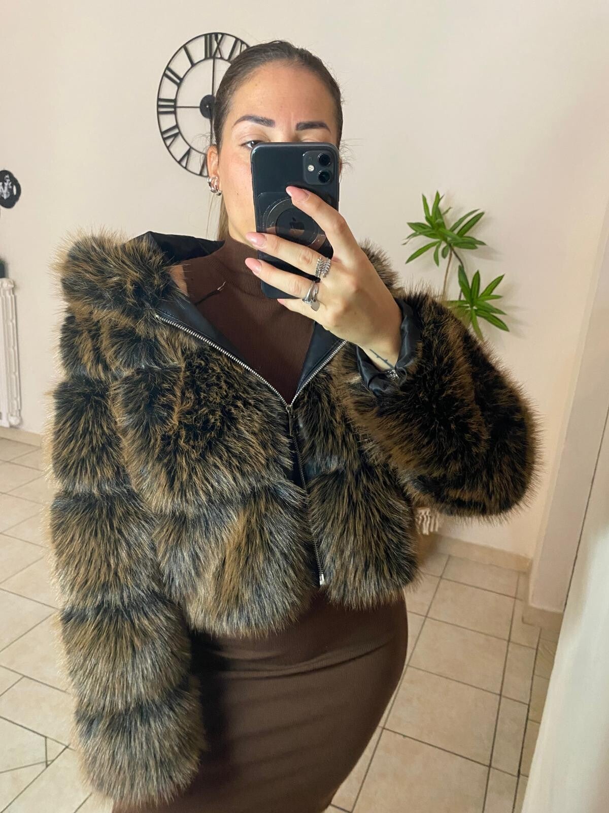 Eco Pelliccia BlackBrown