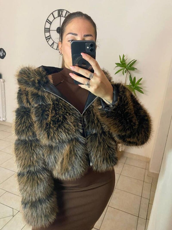 Eco Pelliccia BlackBrown
