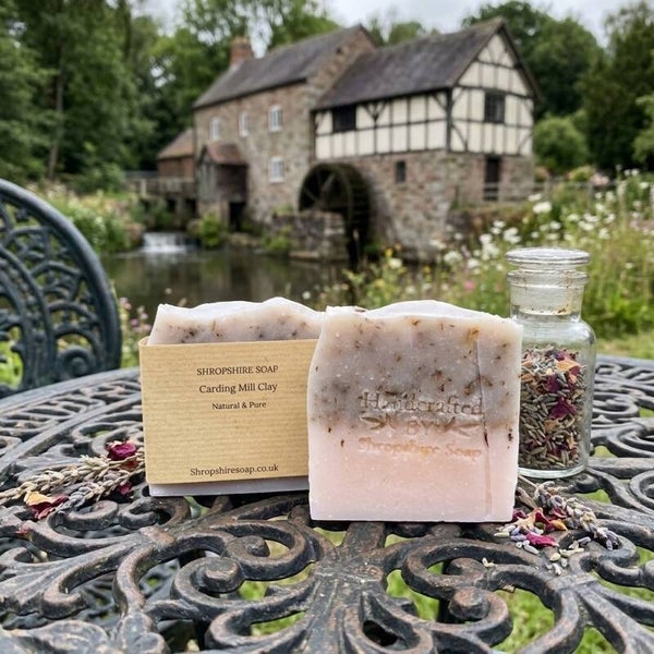 Shropshire Soap Carding Mill Clay Soap Bar 105g £3.50