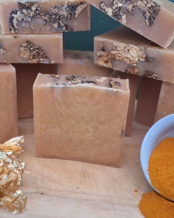 Turmeric and Gold Leaf