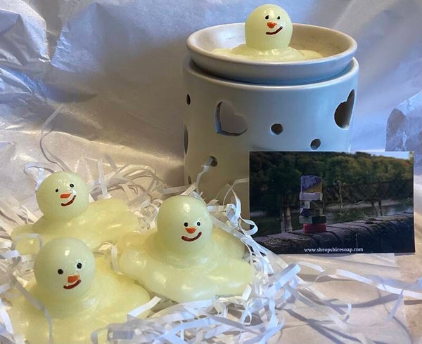 Melting Snow man Wax Melt Gift Set