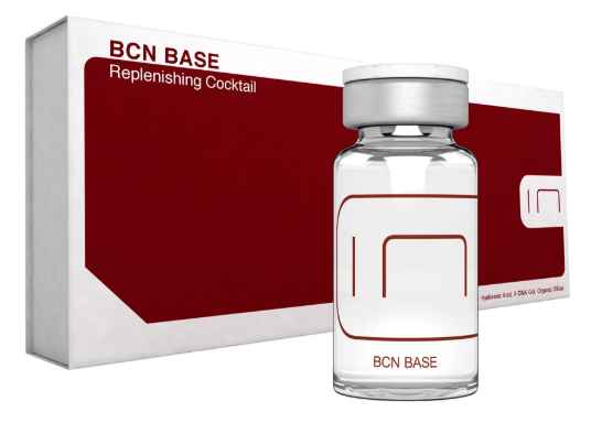 BCN BASE 5x3mL. Traitement par mésothérapie: anti âge par excellence. Hydratation + anti-oxydant.