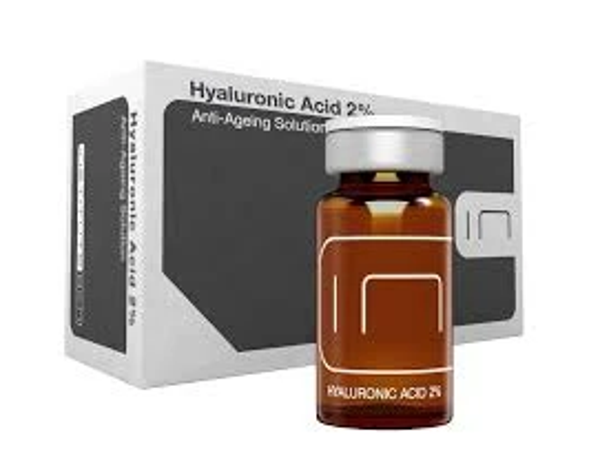 BCN HYALURONIQUEà 2%. 5x3mL. AH pur non réticulé. Peaux sèches, ridées, fines.