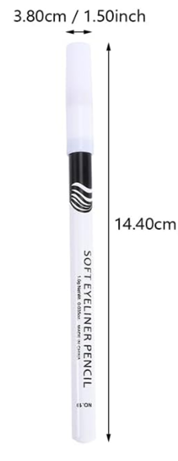 Crayons blancs par 6, pour marquage de la peau. 14.5cm de longueur.