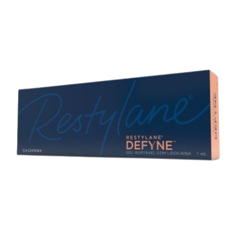 Restylane DEFYNE 1mL. Galderma. AH 20mg/mL. Rides modérées à profondes.