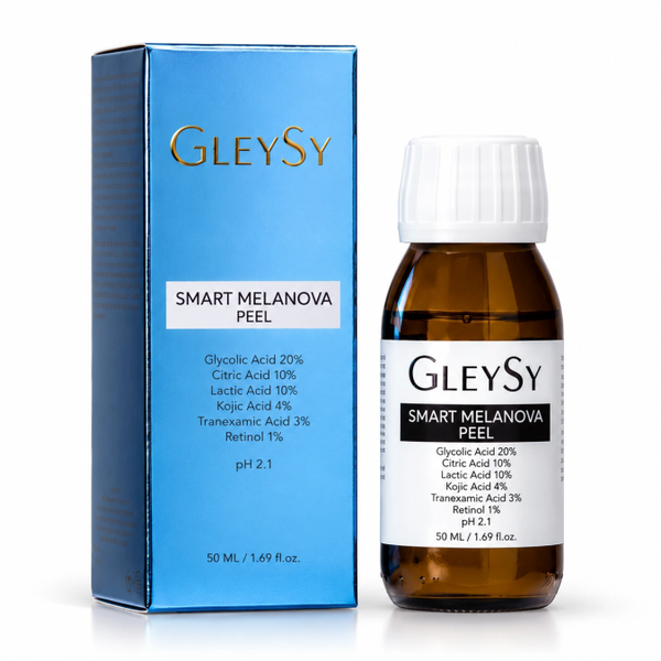 GLEYSY® SMART MELANOVA PEEL: tâches pigmentaires et photovieillissement. GLEYSY, la nouvelle référence française de peeling.
