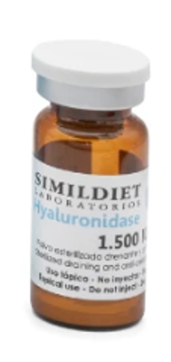 Flacon Hyaluronidase Simildiet 5mL. Poudre à reconstituer.