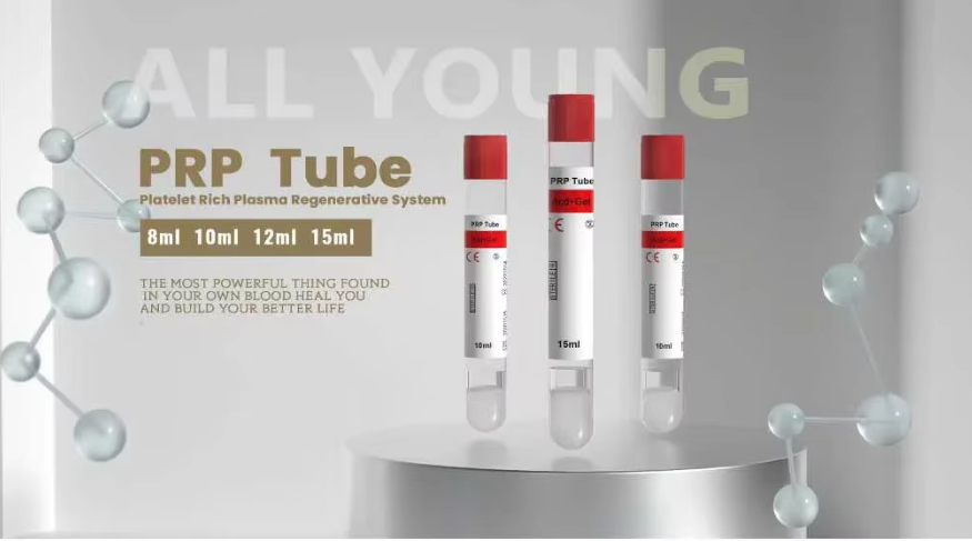 50 Tubes 10mL pour PRP, avec Citrate de Sodium et gel séparateur. 16x100mm en verre. Stérile.