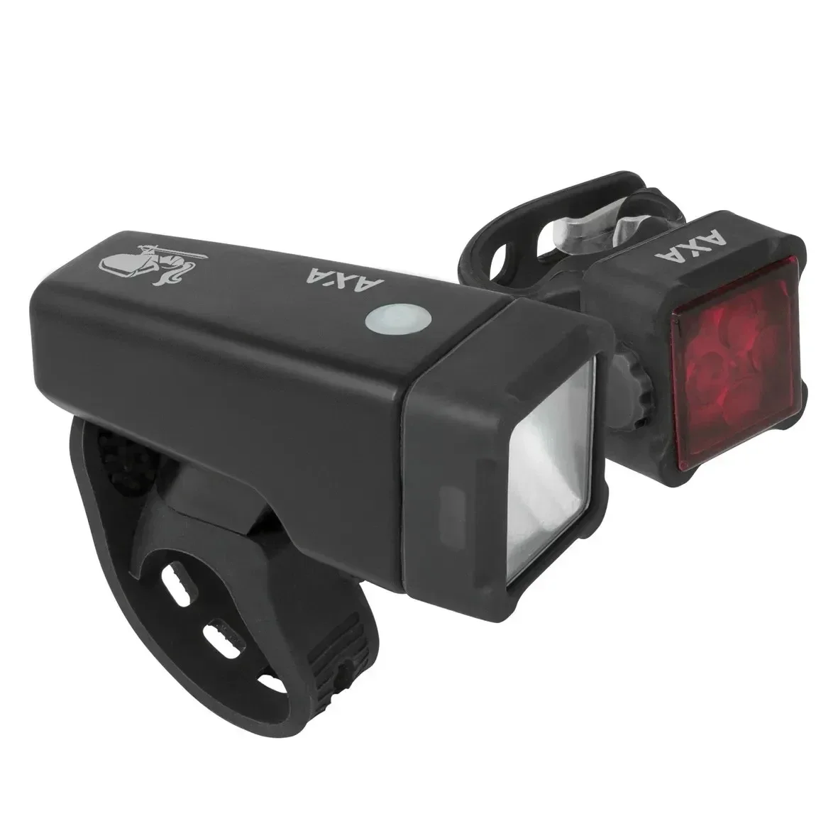 AXA LED Koplamp+Achter Niteline T4-R