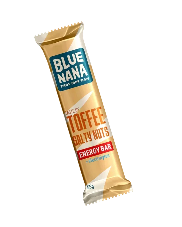 Blue Nana Energy Bar Toffee Salty Nuts 55g