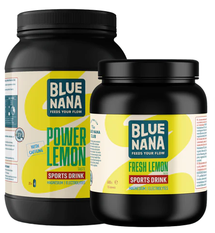 Blue Nana Sport Drinks - Fresh Lemon & Power Lemon (+ caffeine)
