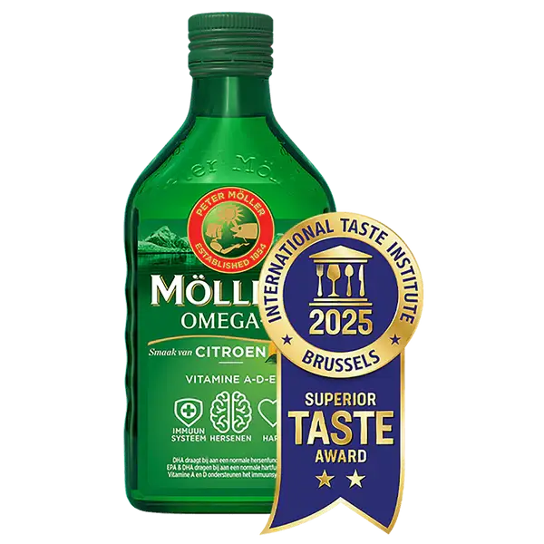 Möller's Omega-3 Levertraan Citroen - 250ml
