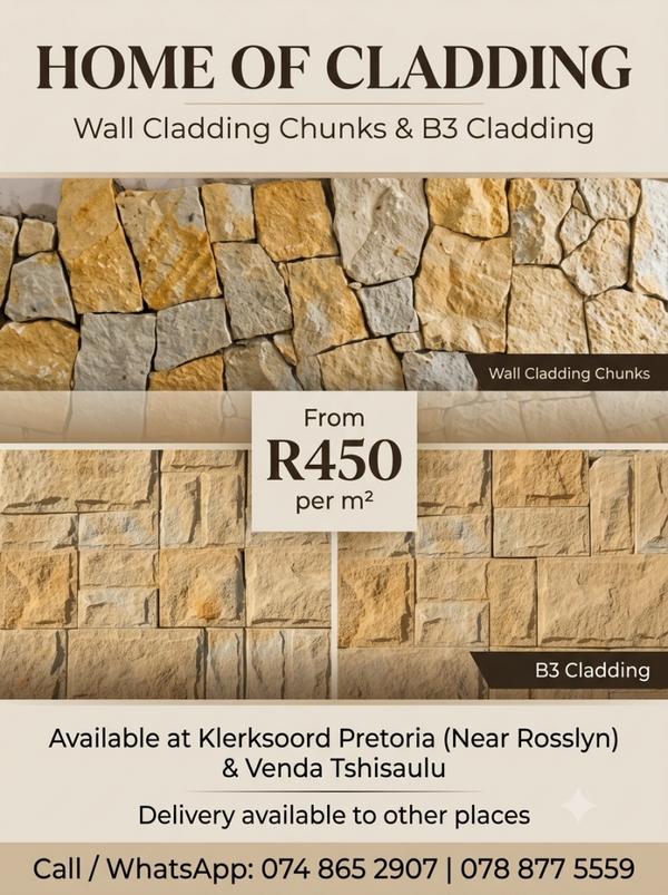 Cladding bricks and chunks