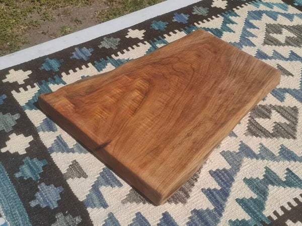 Macrocarpa Rustic Natural Edged Chopping Board - Small