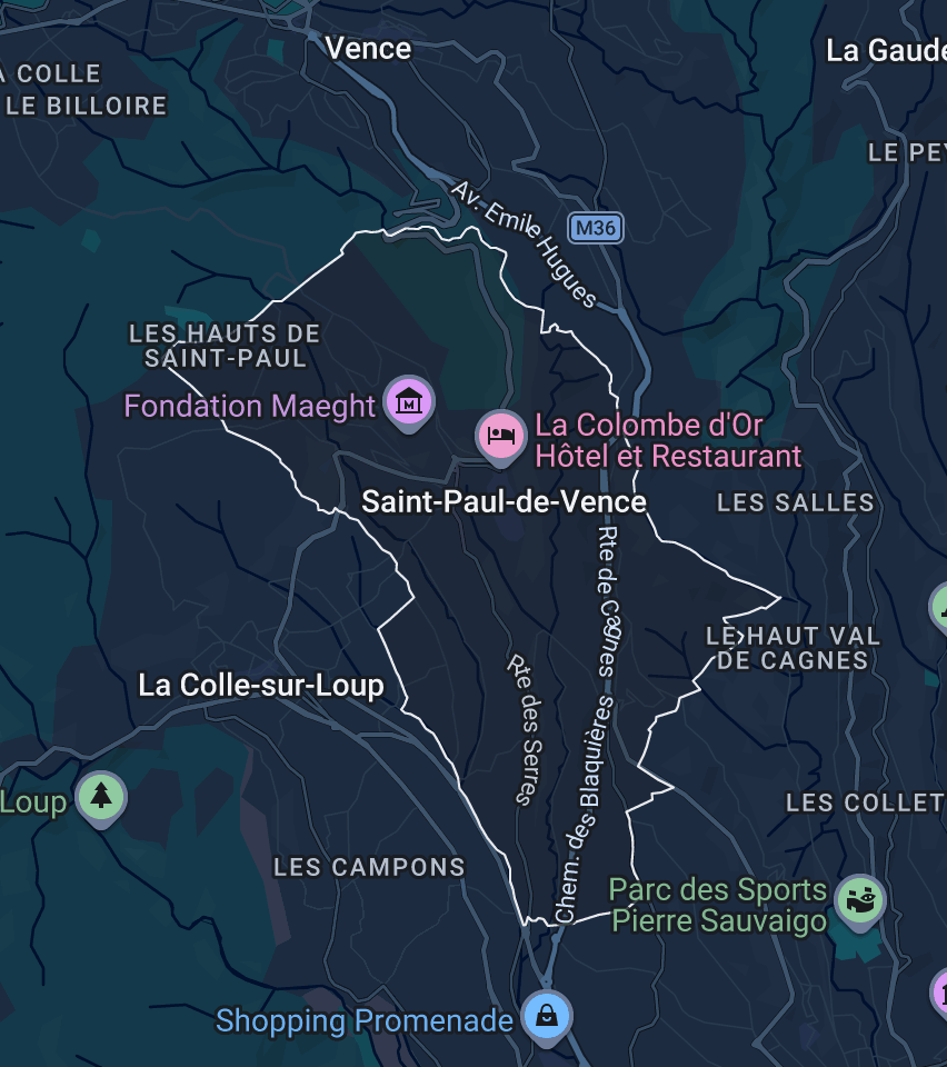 Saint-Paul-de-Vence Maps