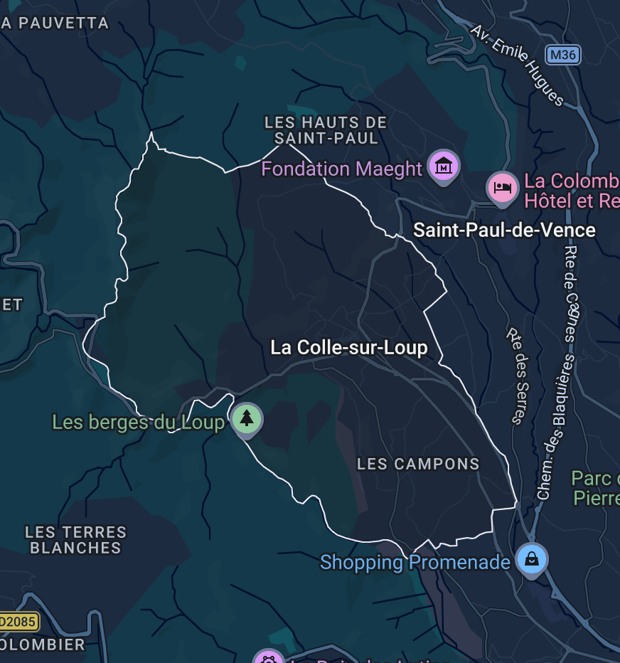 Colle-sur-Loup Maps