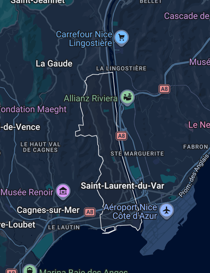 Saint-Laurent-du-Var Maps