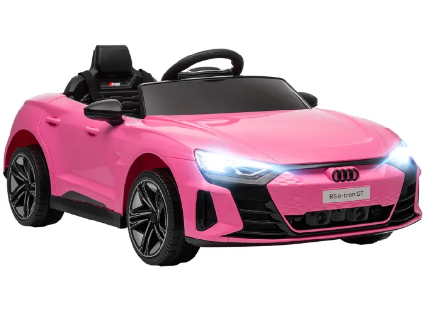 Voiture électrique - HOMCOM - enfant 12 V licence audi rs e-tron gt télécommande sons - PP - ROSE