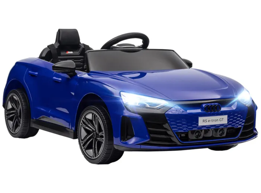 Voiture électrique - HOMCOM - enfant 12 V licence audi rs e-tron gt télécommande sons - PP - bleu royal