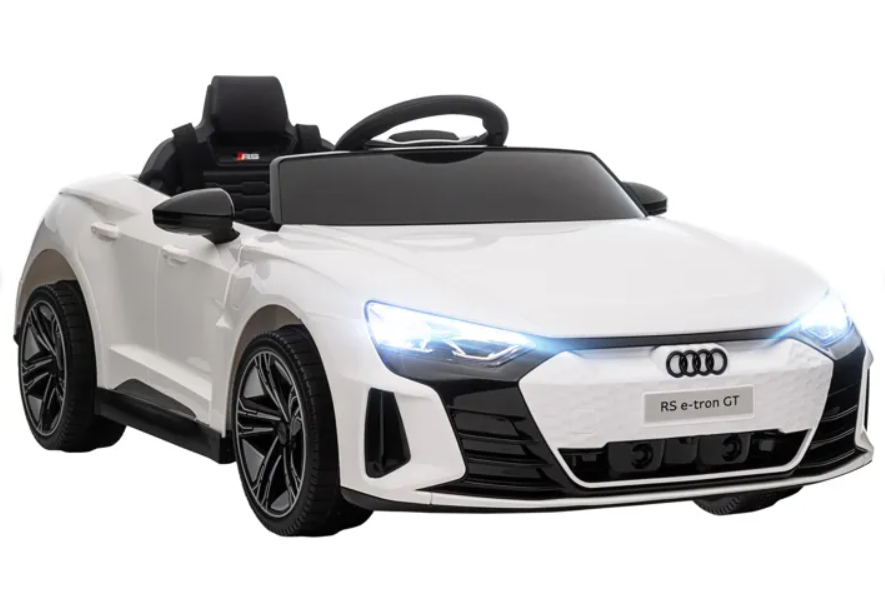 Voiture électrique - HOMCOM - enfant 12 V licence audi rs e-tron gt télécommande sons - PP - blanc