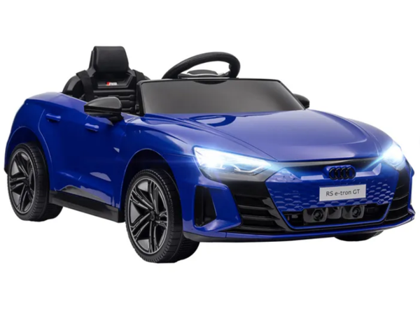 Voiture électrique - HOMCOM - enfant 12 V licence audi rs e-tron gt télécommande sons - PP - bleu royal