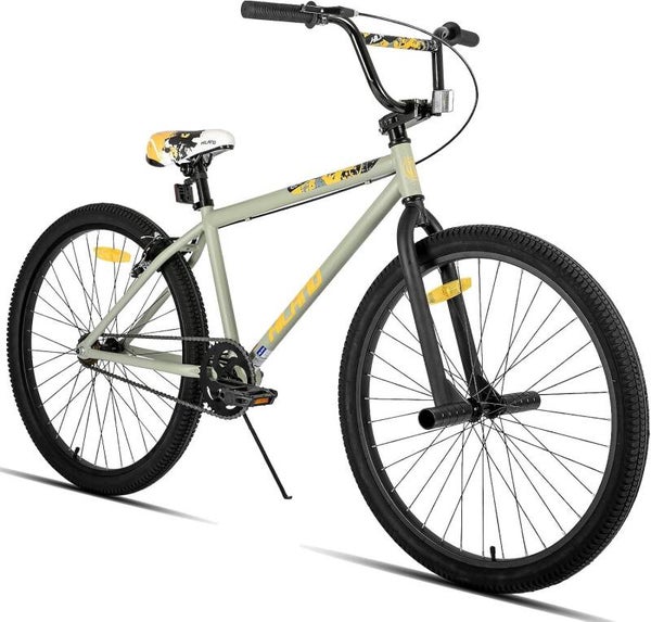 Bmx freestyle 24 / 26 pouces pour adolescents / adulte | Gris