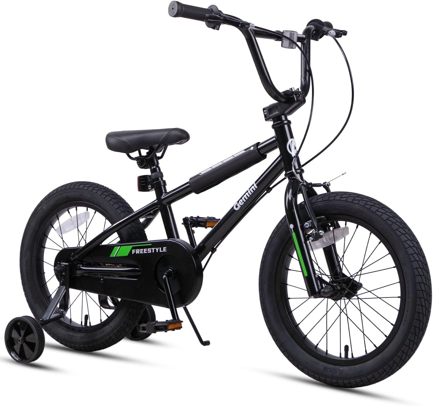 BMX enfant 16 pouces Avasta, Vélo 4-8ans Noir