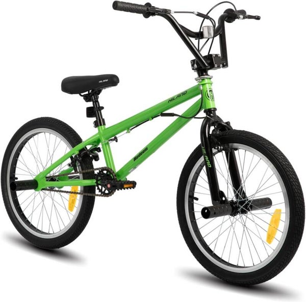 BMX Freesyle 20 Pouces vert pour garçons et Filles - Vélo enfant 7 à 12 Ans