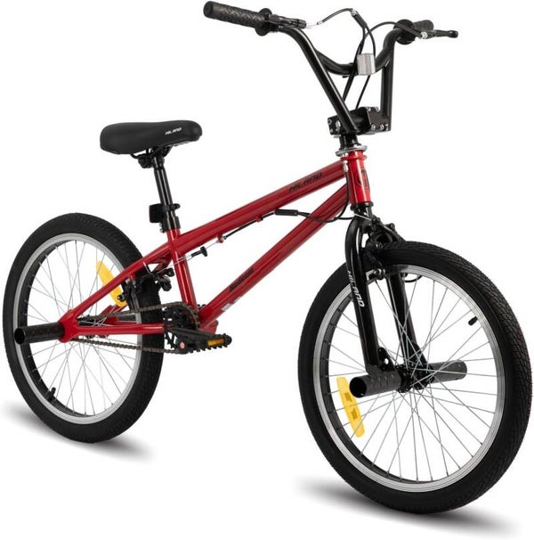 BMX Freesyle 20 Pouces rouge pour garçons et Filles - Vélo enfant 7 à 12 Ans
