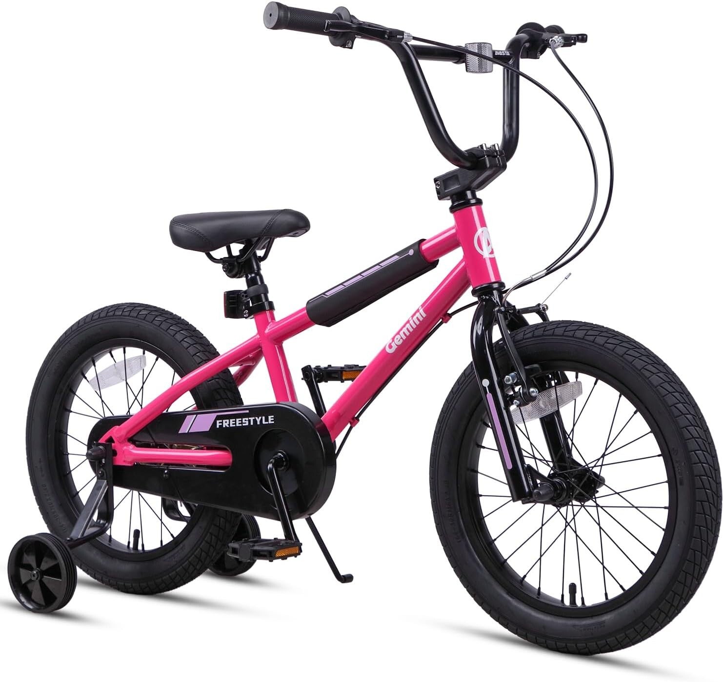 BMX enfant 16 pouces Avasta, Vélo 4-8ans Rose