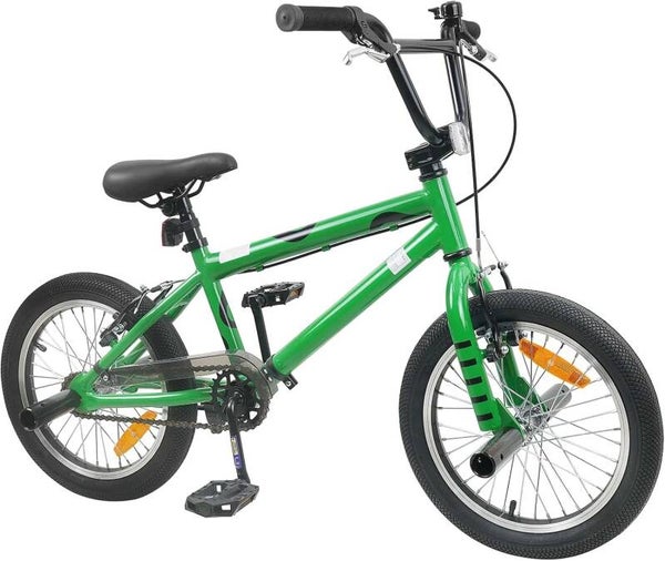 Vélo BMX pour Enfants VidaXL en Acier 16 à 20 pouces Vert