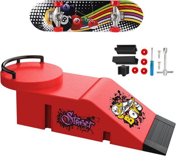Mini Skate Doigt Finger Skate Kit D'accessoires pour Rampe (D)