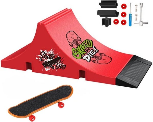Mini Skate Doigt Finger Skate Kit D'accessoires pour Rampe (E)