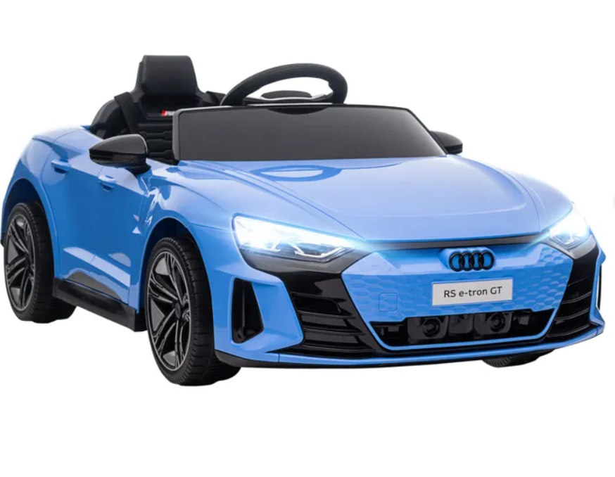 Voiture électrique - HOMCOM - enfant 12 V licence audi rs e-tron gt télécommande sons - PP - bleu