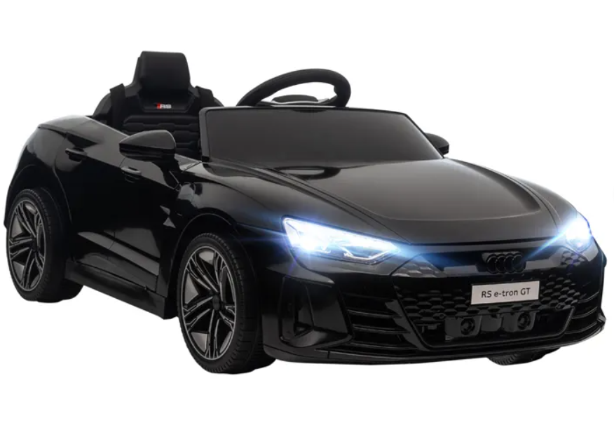 Voiture électrique - HOMCOM - enfant 12 V licence audi rs e-tron gt télécommande sons - PP - noir
