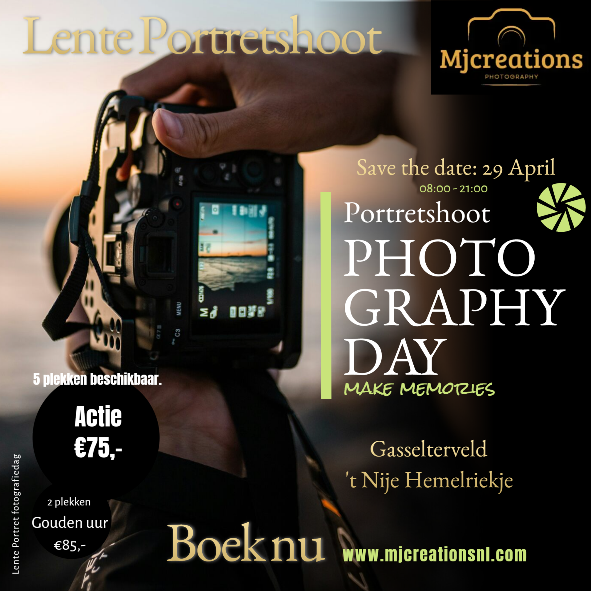 Lente Portretshoot - portretfotograaf - portretfotografie Drenthe