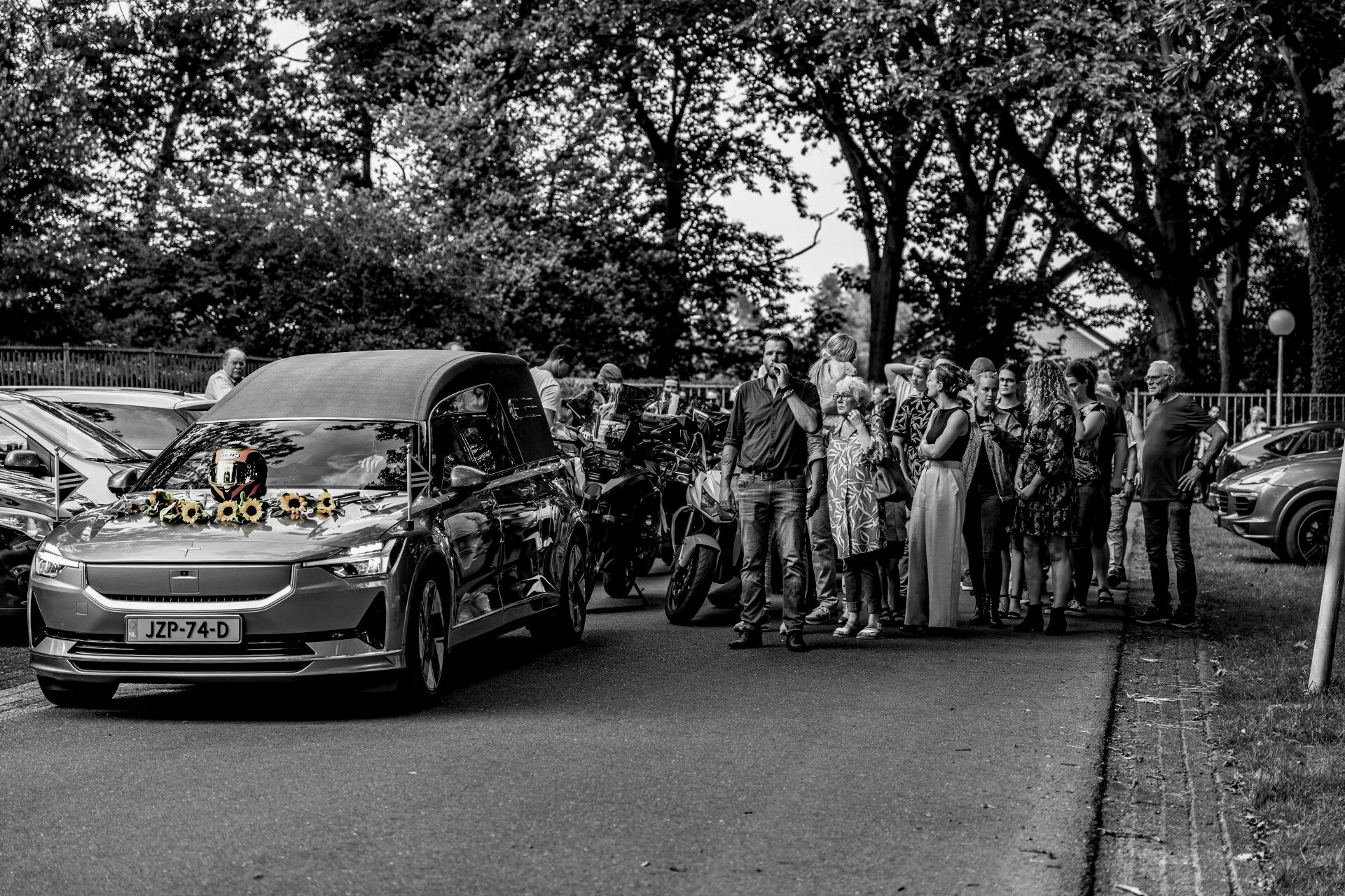 rouwfotografie uitvaart ceremonie Assen