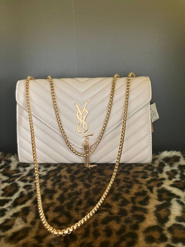 tas beige YSL