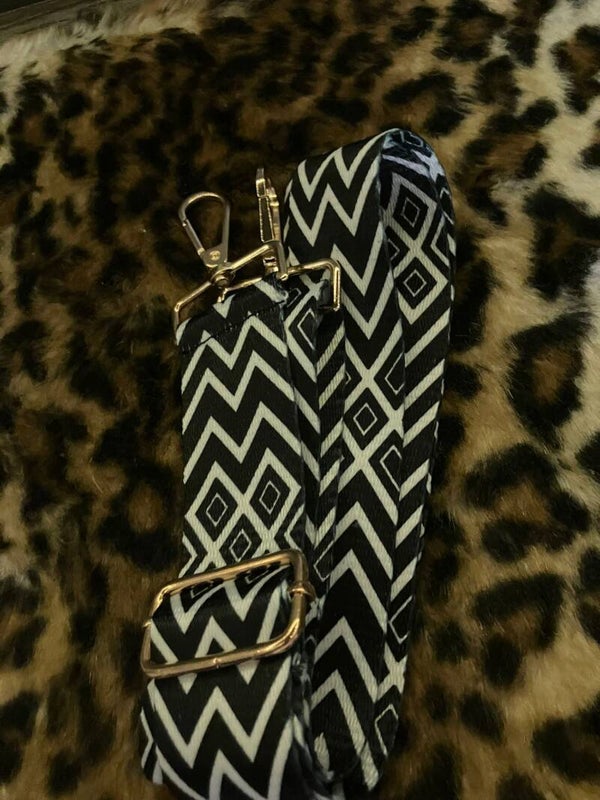 strap zwart/ wit