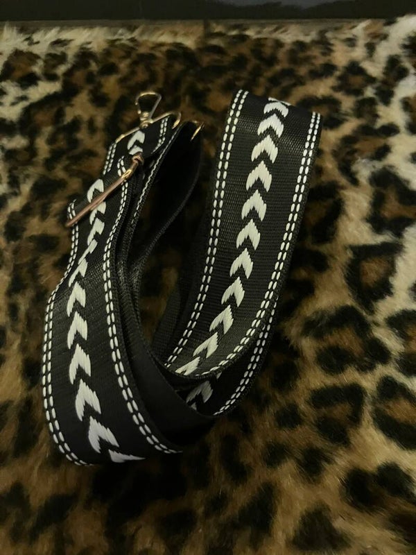strap zwart/ wit
