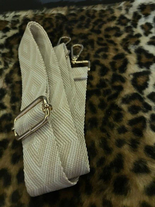 strap beige/ wit