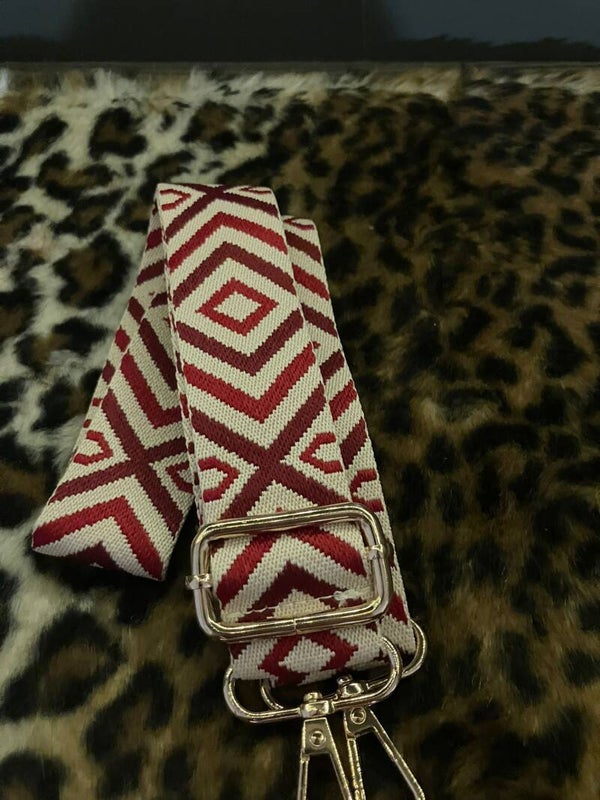 strap rood/ wit
