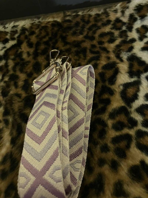 strap lila/ wit