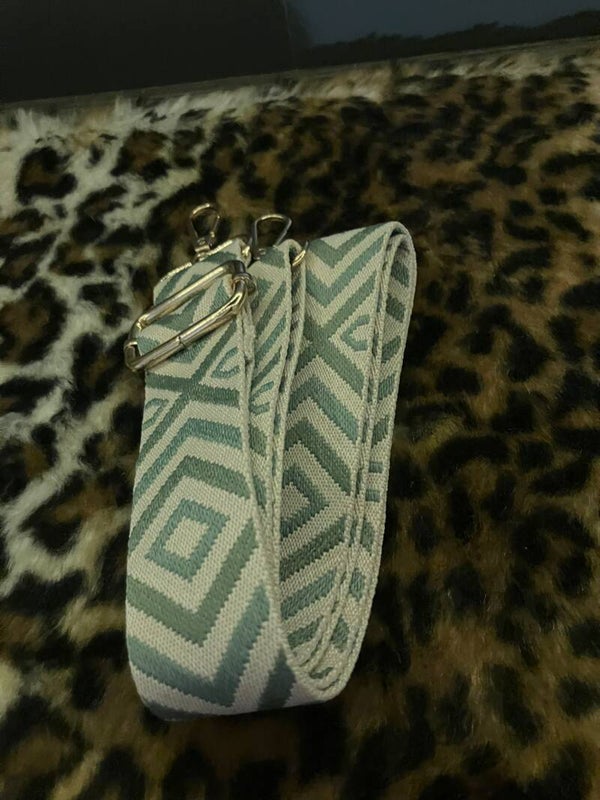 strap licht groen/ wit