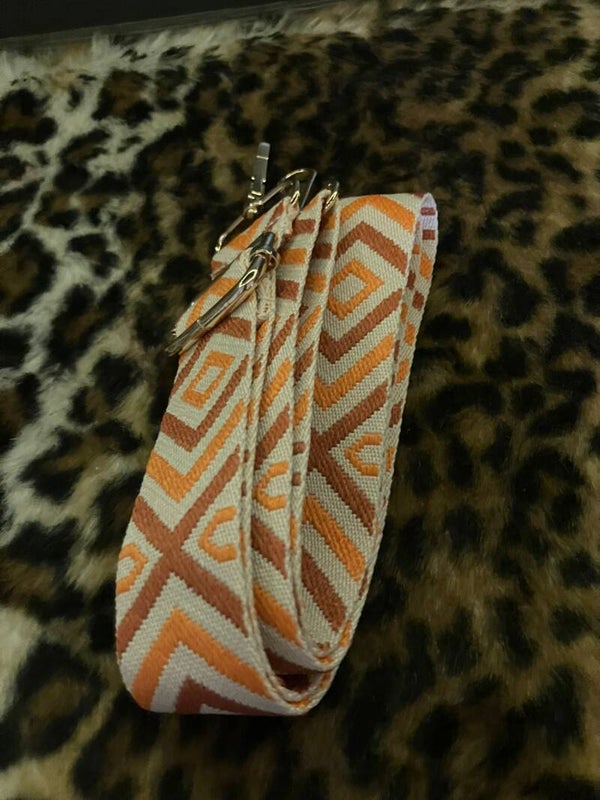 strap oranje/ wit