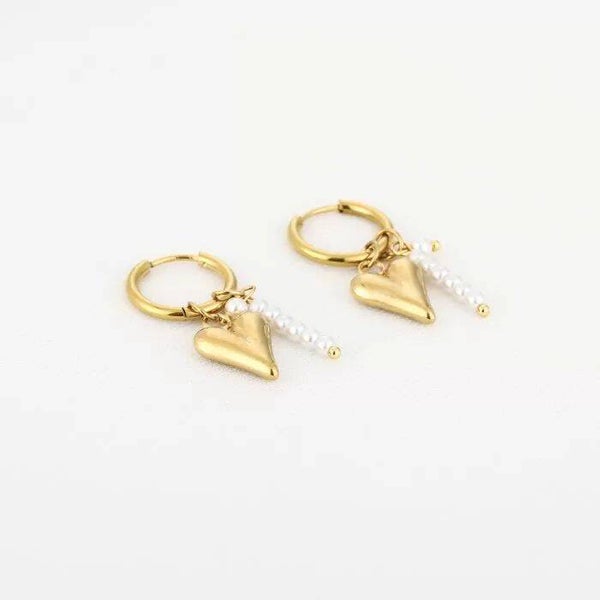 oorbellen hartjes wit goud