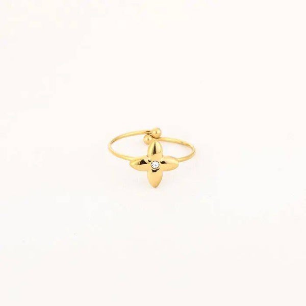 ring met steen goud