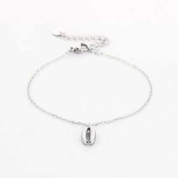 armband schelp zilver