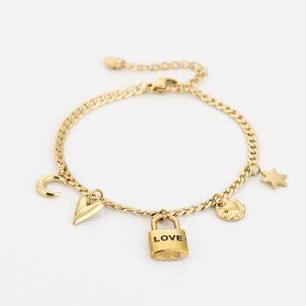 bedelarmband special goud