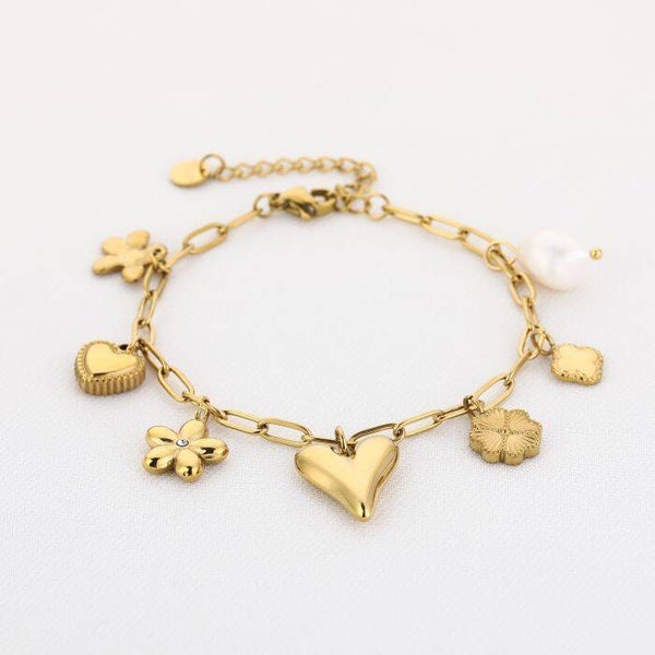 bedelarmband chain goud